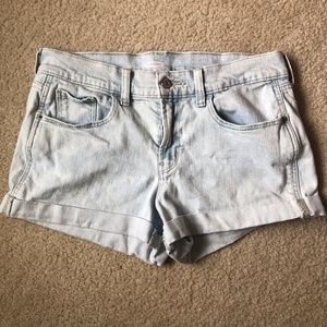 Light Wash Boyfriend Denim Shorts Old Navy 4-6
